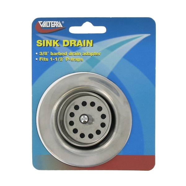 Valterra SINK DRAIN W/STRAINER BASKET, CARDED A01-2011VP - main